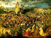 Pieter Bruegel vagen till golgata Spain oil painting artist
